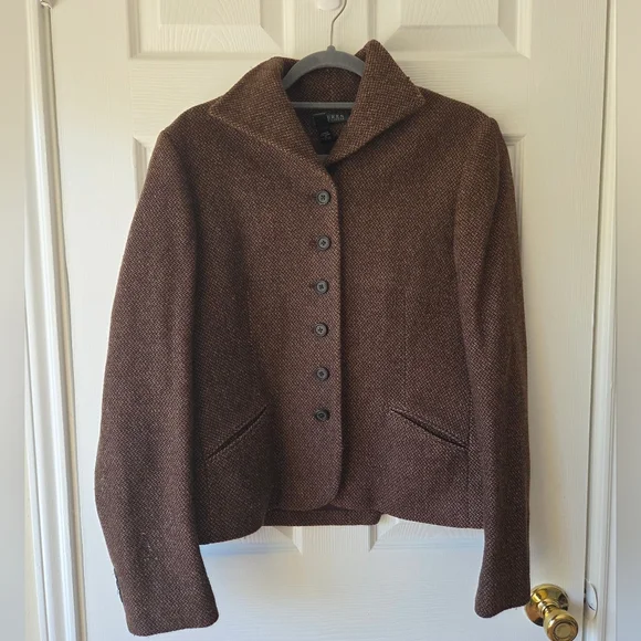 Lauren Ralph Lauren Vintage Tweed Midi Skirt Suit Jacket 10, Skirt 6